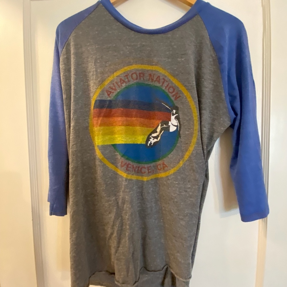 Vintage Aviator Nation Venice Beach Baseball Tee